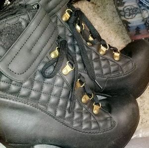 Never worn black ankle boots